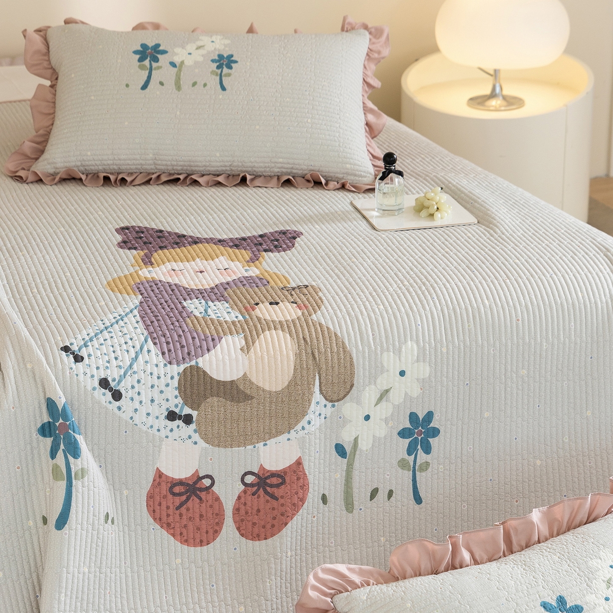 91家纺网 家纺一手货源 找家纺 （总）立奥被业 2026新品古法水洗棉夏被仿棉大版床盖防棉大版夏被