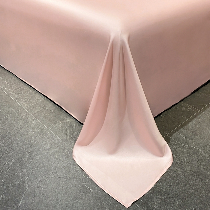 91家纺网 家纺一手货源 找家纺 益多眠 2026新款水洗真丝刺绣夏被夏凉被空调被四件套 花朵奶白粉