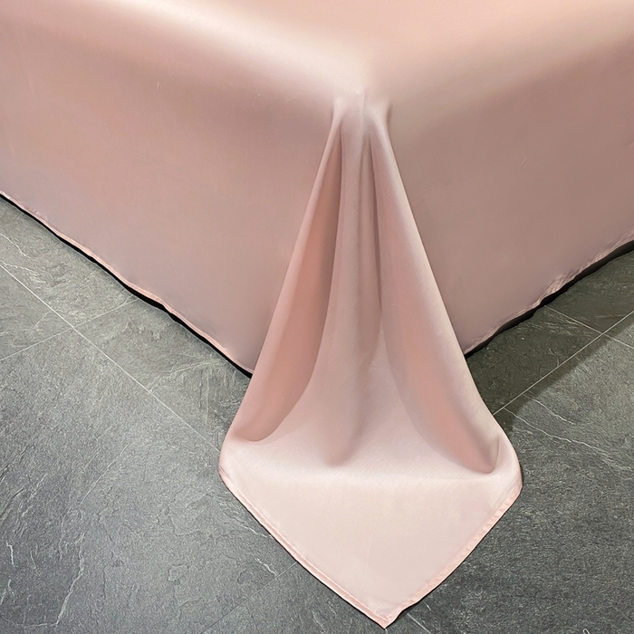 91家纺网 家纺一手货源 找家纺 益多眠 2026新款水洗真丝刺绣夏被夏凉被空调被四件套 花朵奶油粉