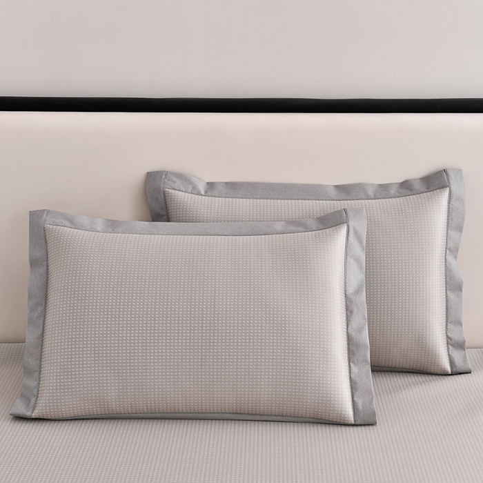 91家纺网 家纺一手货源 找家纺 小牛席业 2026新款华夫格-鲜花清凉冰丝席系列 香槟