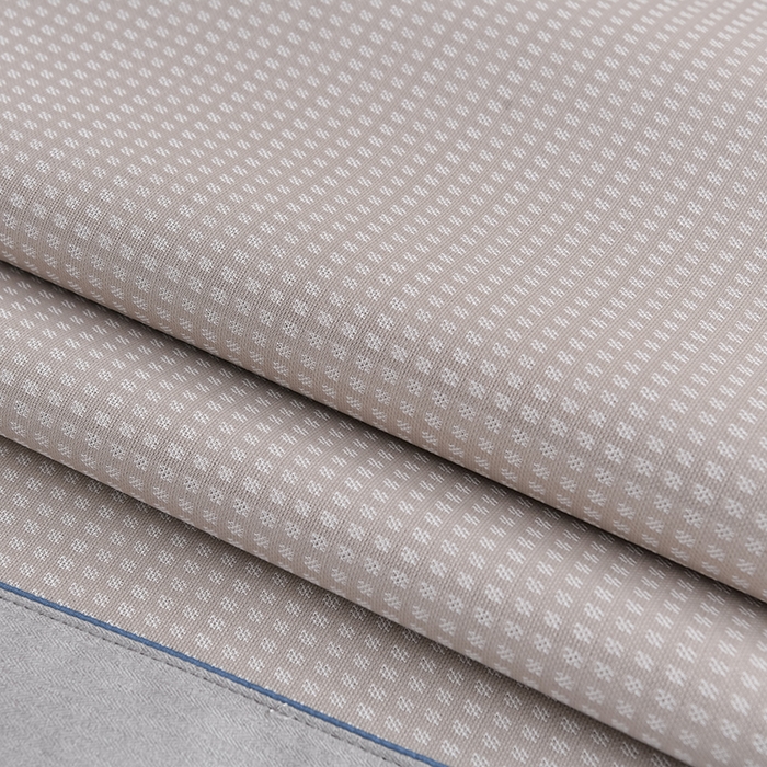 91家纺网 家纺一手货源 找家纺 小牛席业 2026新款华夫格-鲜花清凉冰丝席系列 香槟