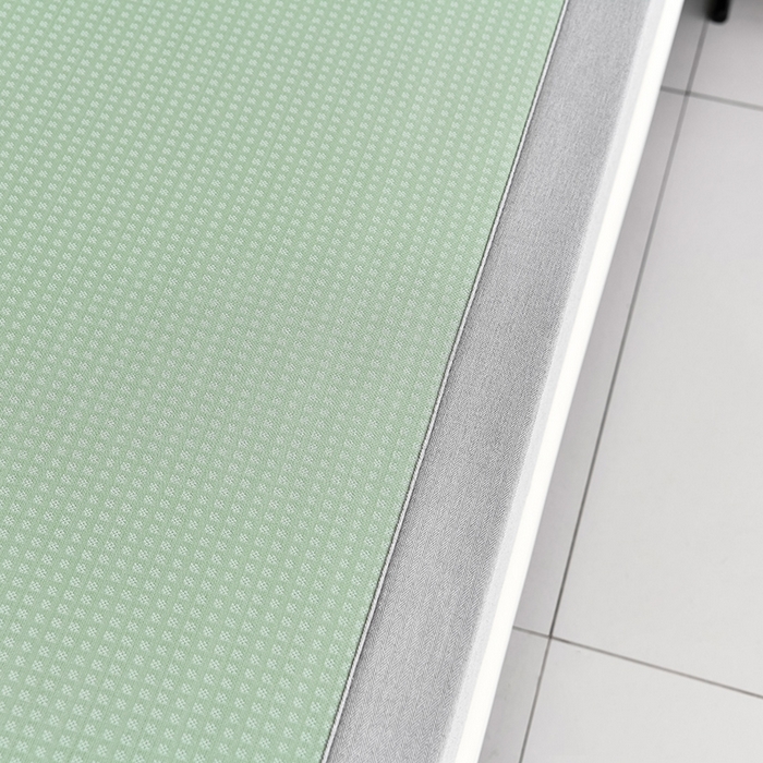 91家纺网 家纺一手货源 找家纺 小牛席业 2026新款华夫格-鲜花清凉冰丝席系列 绿色