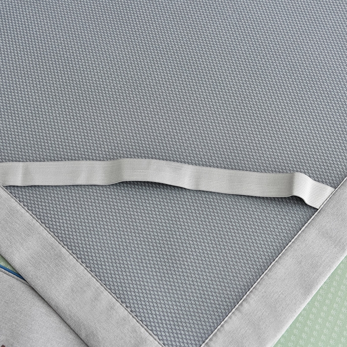 91家纺网 家纺一手货源 找家纺 小牛席业 2026新款华夫格-鲜花清凉冰丝席系列 绿色