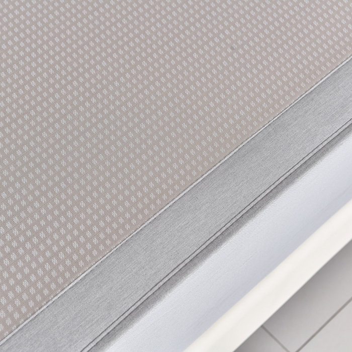 91家纺网 家纺一手货源 找家纺 小牛席业 2026新款四件套华夫格-鲜花凉感冰丝席系列（床笠款） 香槟