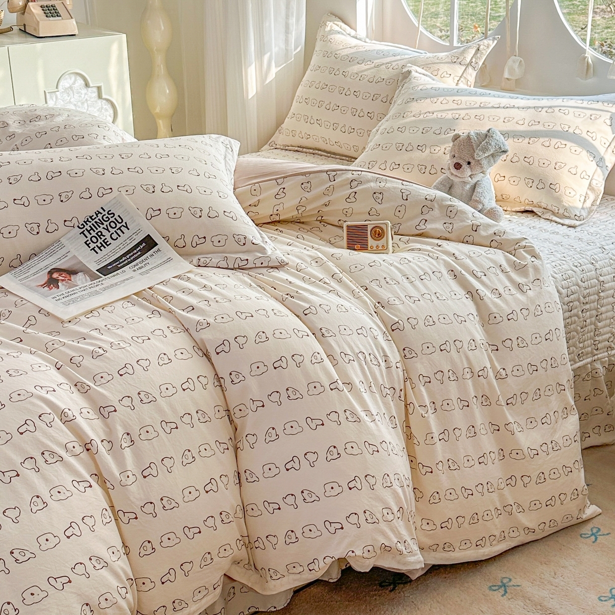 91家纺网 家纺一手货源 找家纺 （总）花满路 2026新款床盖四件套