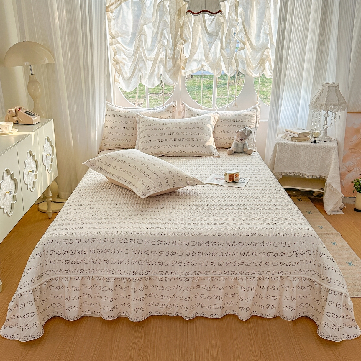 91家纺网 家纺一手货源 找家纺 （总）花满路 2026新款床盖四件套