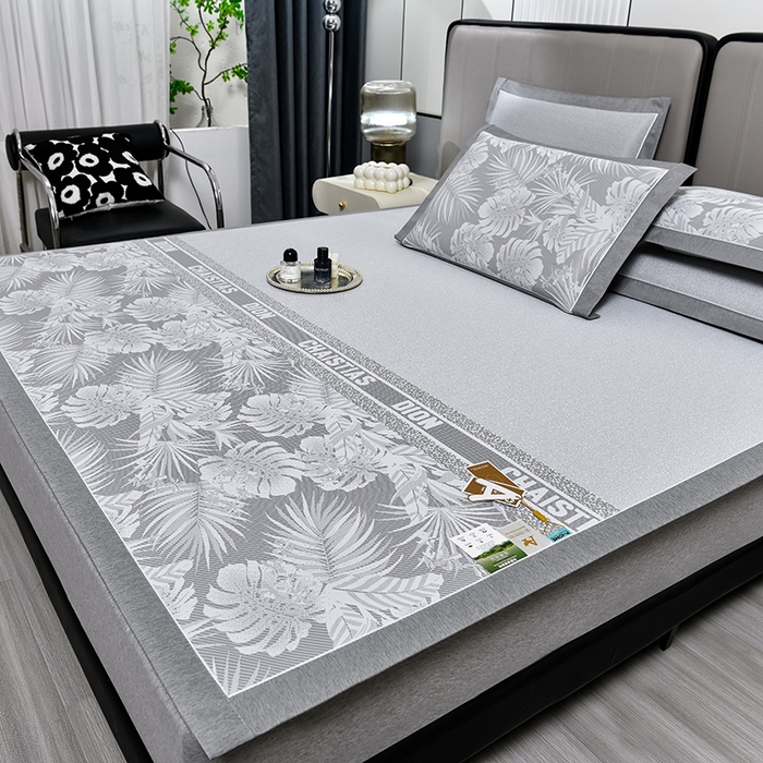 小牛席业 2026新款PE半定位大提花凉感冰丝系列 灰色