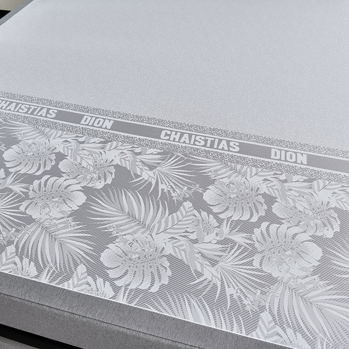 91家纺网 家纺一手货源 找家纺 小牛席业 2026新款PE半定位大提花凉感冰丝系列 灰色