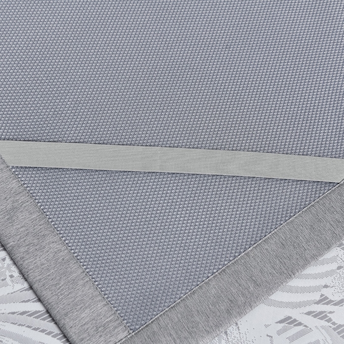 91家纺网 家纺一手货源 找家纺 小牛席业 2026新款PE半定位大提花凉感冰丝系列 灰色