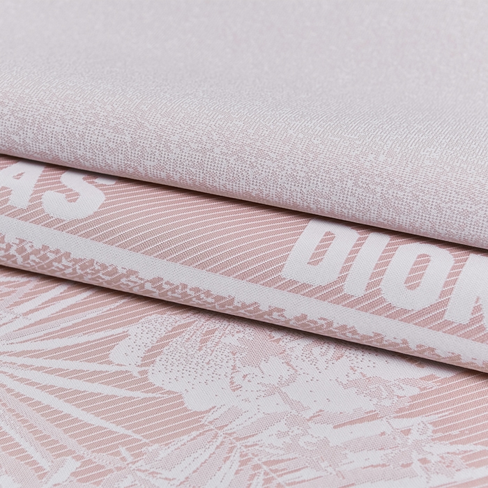 91家纺网 家纺一手货源 找家纺 小牛席业 2026新款PE半定位大提花凉感冰丝系列 粉色