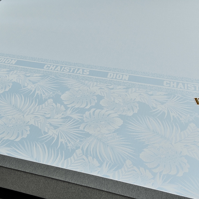 91家纺网 家纺一手货源 找家纺 小牛席业 2026新款PE半定位大提花凉感冰丝系列 蓝色