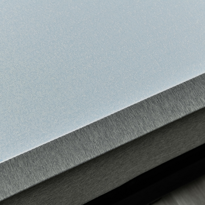 91家纺网 家纺一手货源 找家纺 小牛席业 2026新款PE半定位大提花凉感冰丝系列 蓝色