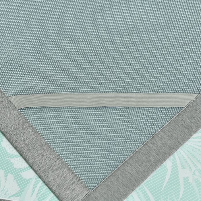 91家纺网 家纺一手货源 找家纺 小牛席业 2026新款PE半定位大提花凉感冰丝系列 浅绿