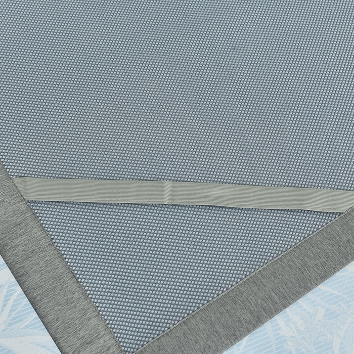 91家纺网 家纺一手货源 找家纺 小牛席业 2026新款PE半定位大提花凉感冰丝系列 蓝色