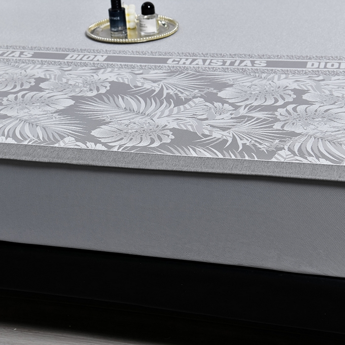 91家纺网 家纺一手货源 找家纺 （总）小牛席业 2026新款PE半定位大提花凉感冰丝系列（床笠款）凉席藤席冰藤席竹席乳胶席凉豆豆席空调席