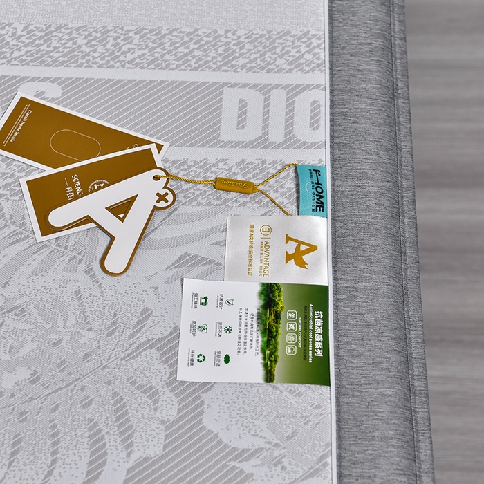 91家纺网 家纺一手货源 找家纺 小牛席业 2026新款PE半定位大提花凉感冰丝系列（床笠款） 香槟