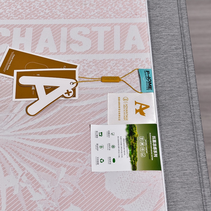 91家纺网 家纺一手货源 找家纺 小牛席业 2026新款PE半定位大提花凉感冰丝系列（床笠款） 粉色