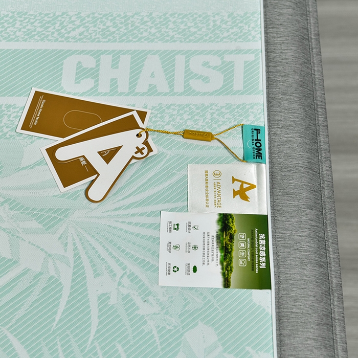 91家纺网 家纺一手货源 找家纺 小牛席业 2026新款PE半定位大提花凉感冰丝系列（床笠款） 浅绿