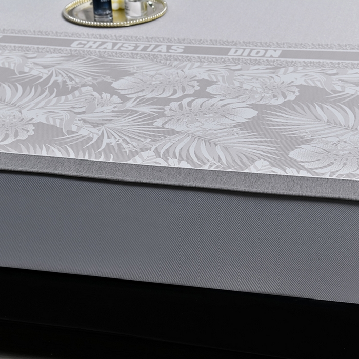 91家纺网 家纺一手货源 找家纺 小牛席业 2026新款PE半定位大提花凉感冰丝系列（床笠款） 香槟