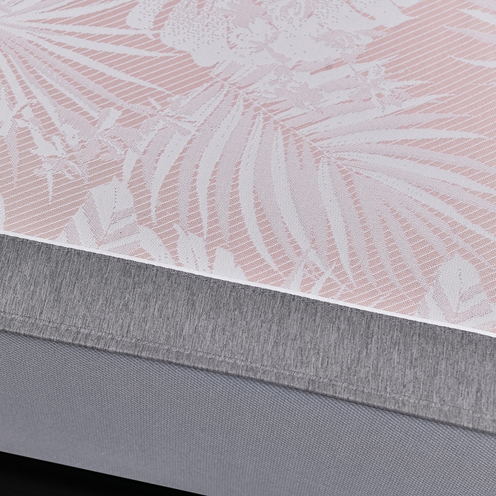 91家纺网 家纺一手货源 找家纺 小牛席业 2026新款PE半定位大提花凉感冰丝系列（床笠款） 粉色