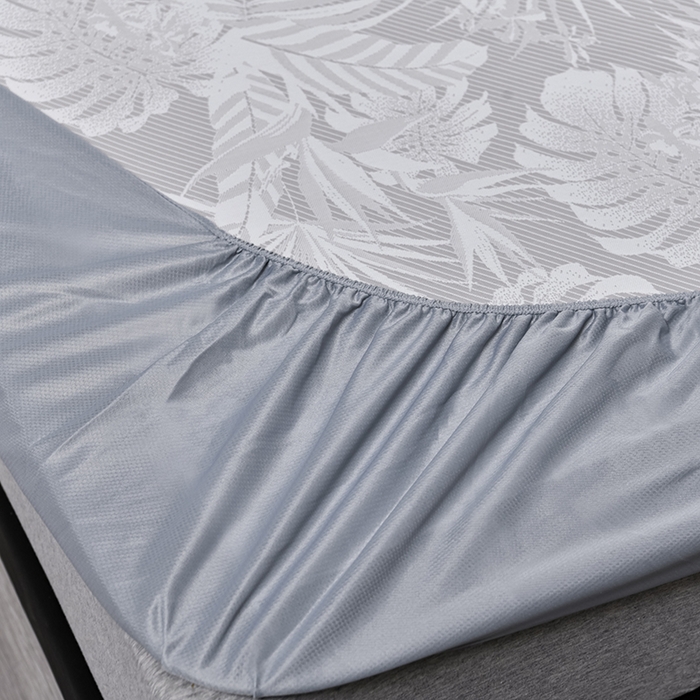 91家纺网 家纺一手货源 找家纺 小牛席业 2026新款PE半定位大提花凉感冰丝系列（床笠款） 香槟