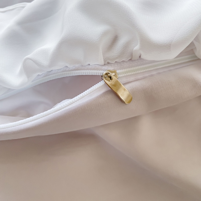 91家纺网 家纺一手货源 找家纺 睡美人 2026新款锦棉蕾丝款系列韩版公主风床裙四件套-花舞 花舞-香槟灰