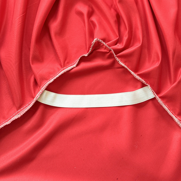 91家纺网 家纺一手货源 找家纺 睡美人 2026新款锦棉糯糯棉韩版蕾丝公主款双层纱被套床裙四件套-翩翩起舞 翩翩起舞-胭脂红