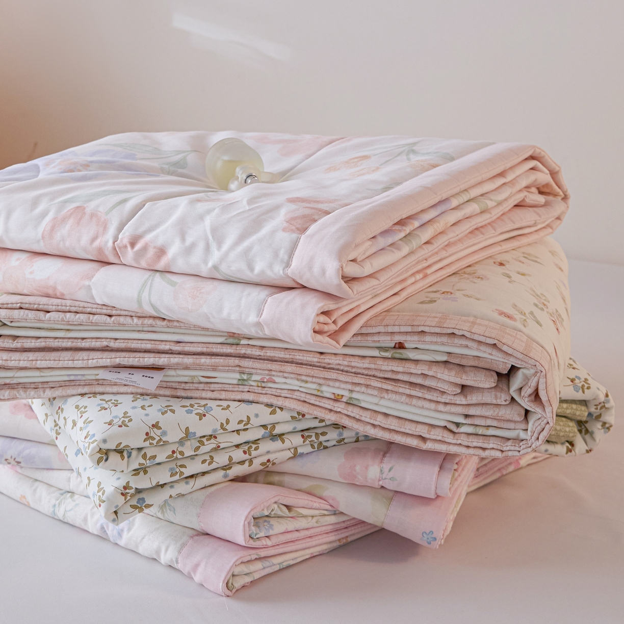 91家纺网 家纺一手货源 找家纺 （总）亿莱鑫 2026春夏新款全棉水洗印花夏被夏凉被空调被