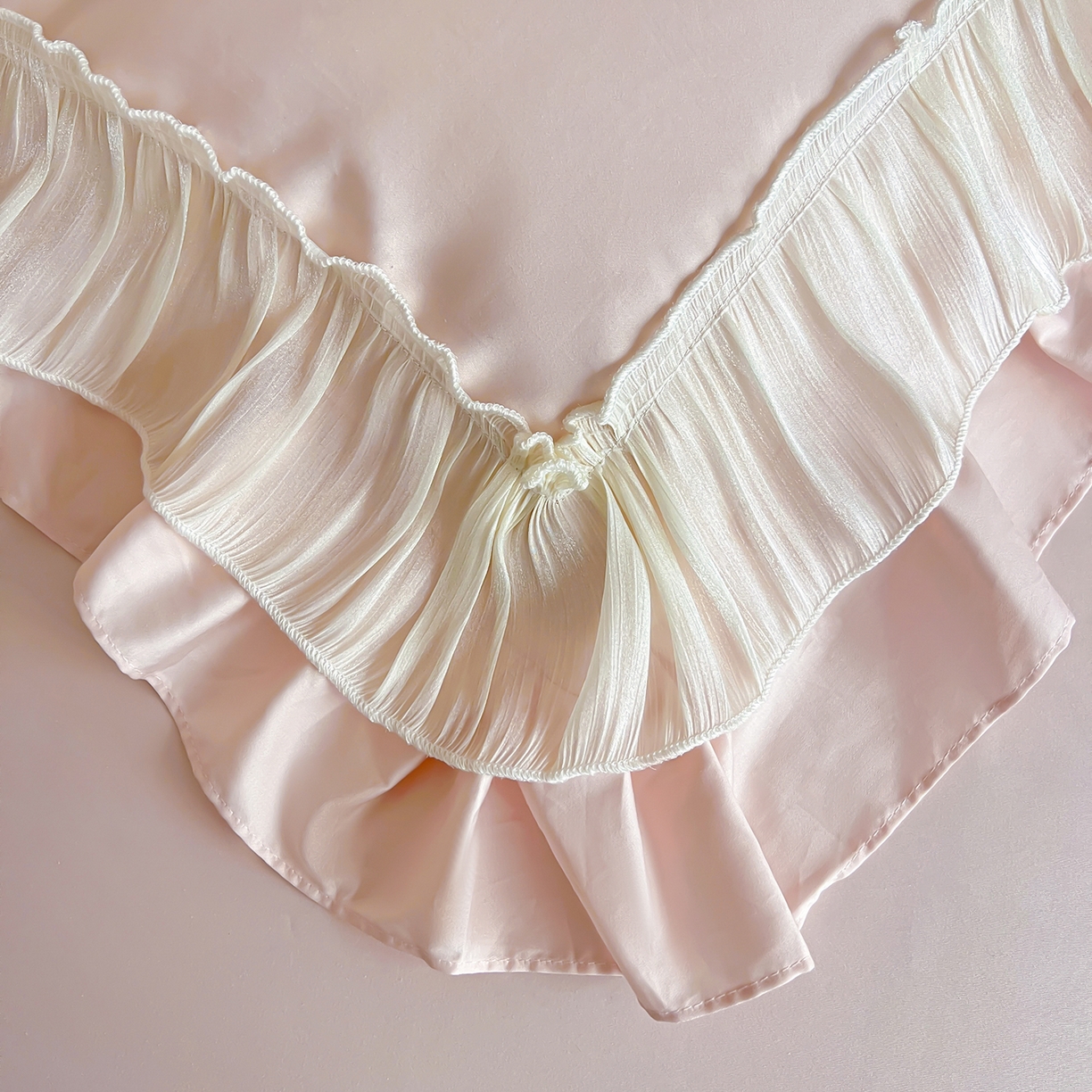 91家纺网 家纺一手货源 找家纺 迪欧芙 2026新款长绒棉刺绣床单款四件套-月影纱 月影纱-玉色