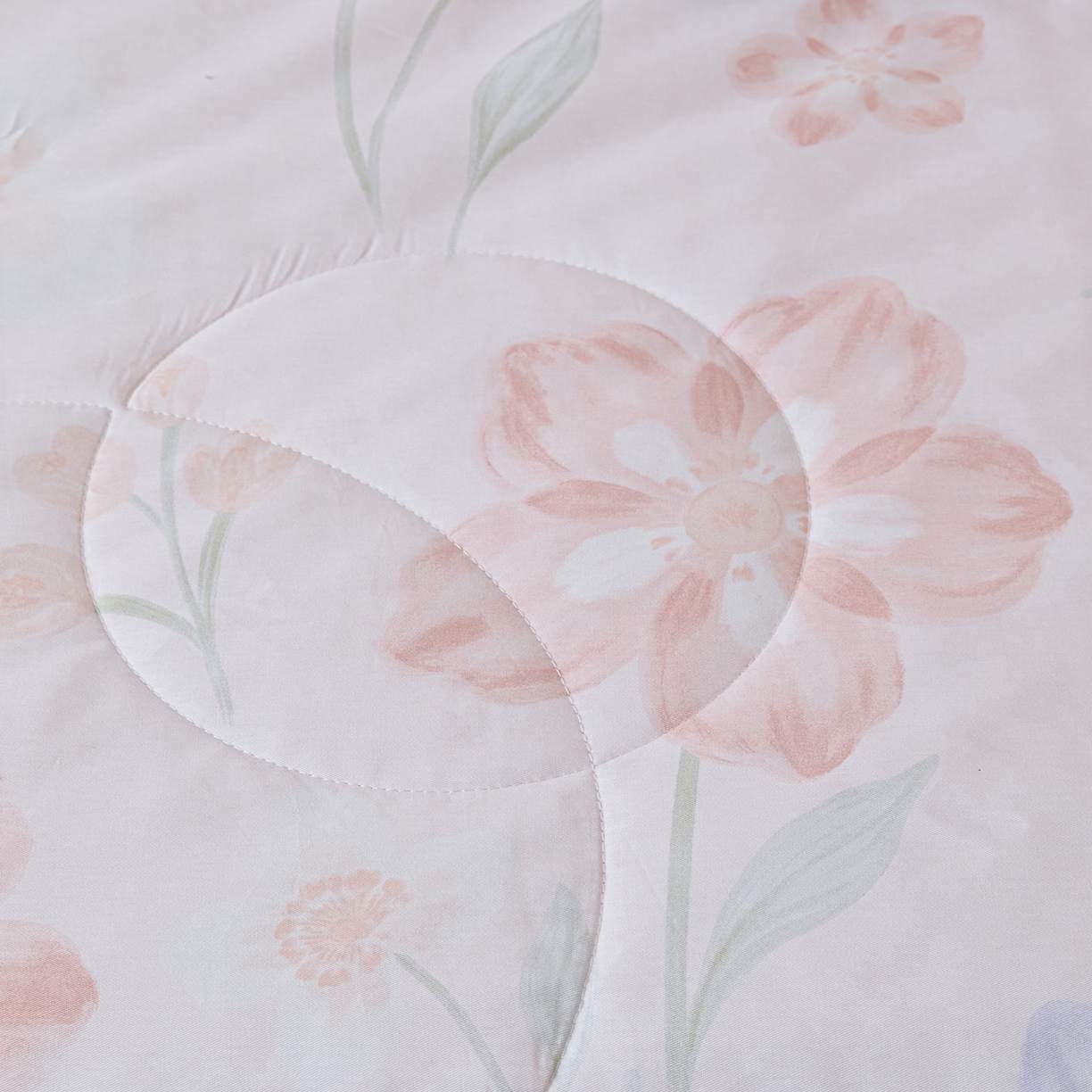 91家纺网 家纺一手货源 找家纺 亿莱鑫 2026春夏新款全棉水洗印花夏被夏凉被空调被 花开半夏