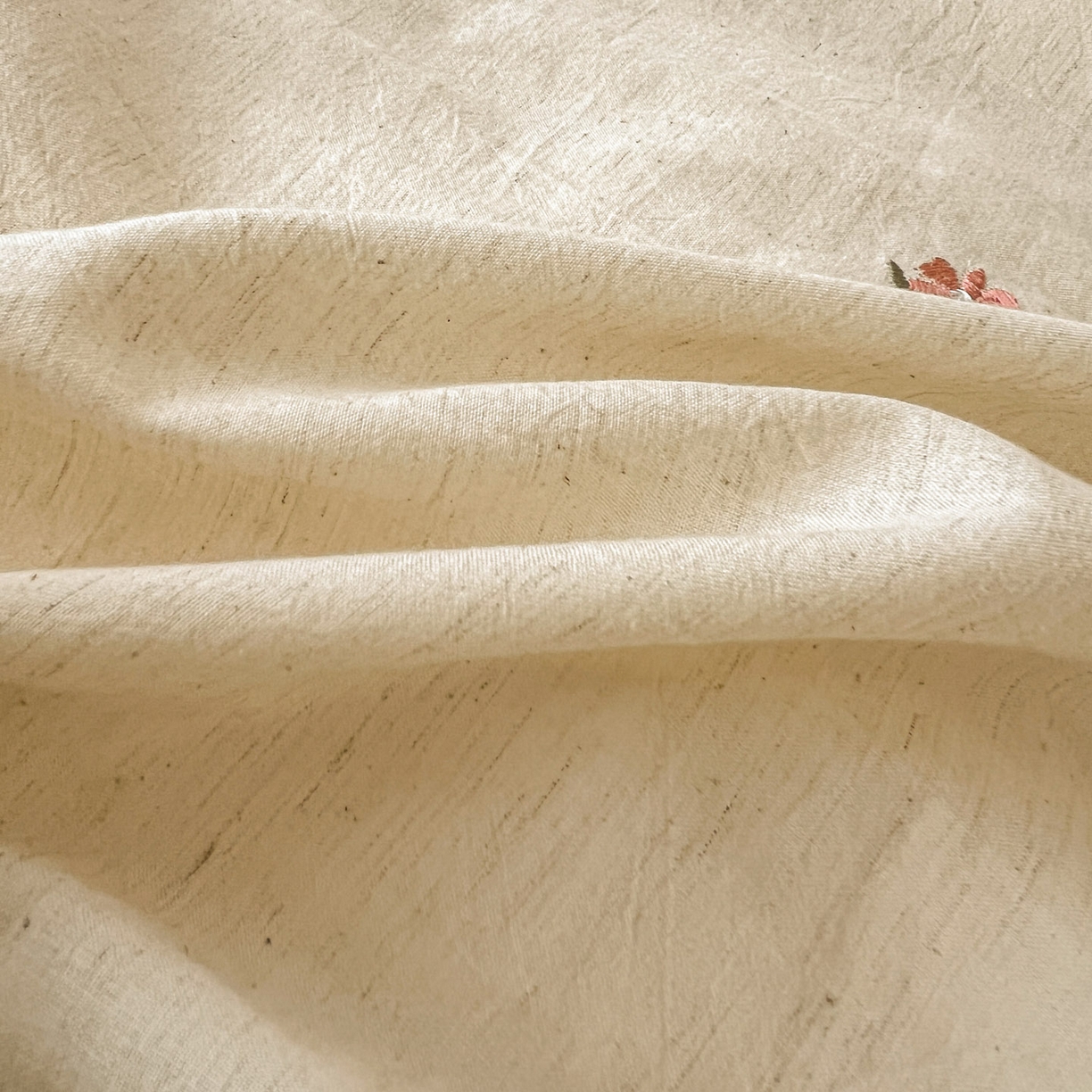 91家纺网 家纺一手货源 找家纺 迪欧芙 2026春夏新款棉麻刺绣床单款四件套-迷迭花香 迷迭花香-本色