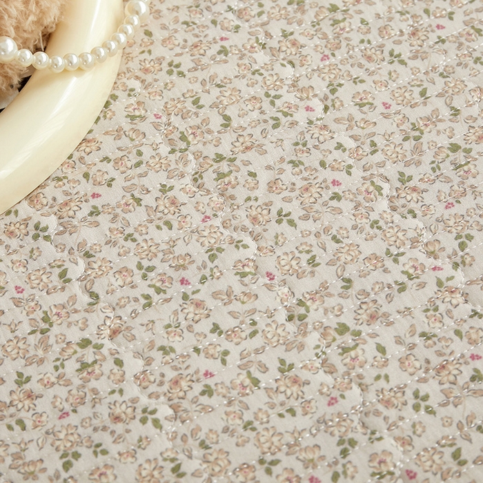 91家纺网 家纺一手货源 找家纺 舒居家纺 2026新款全棉双层纱花边床盖单件床盖单品单床盖 黛西