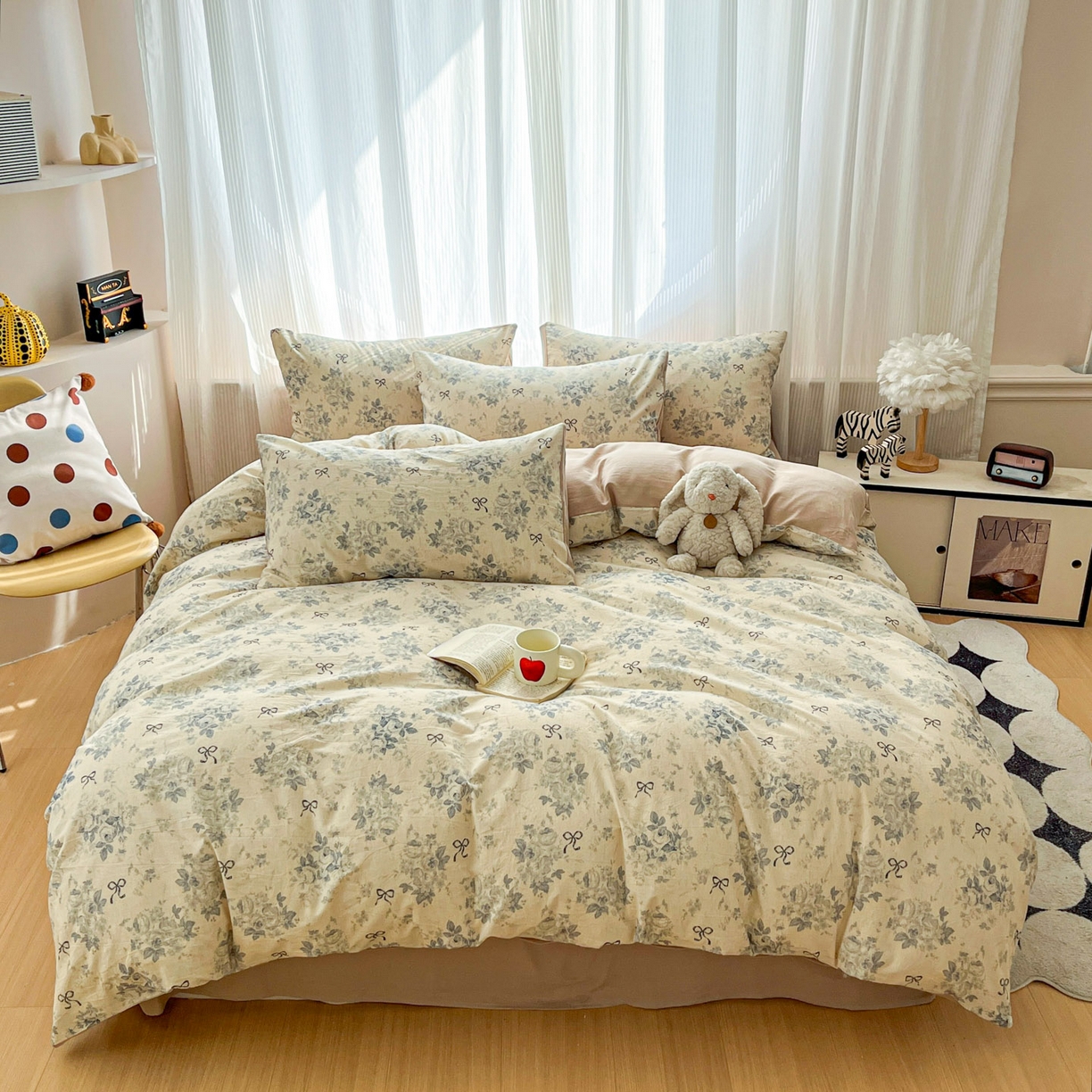 91家纺网 家纺一手货源 找家纺 （总）寐居家纺 2026新款A类复古棉麻四件套