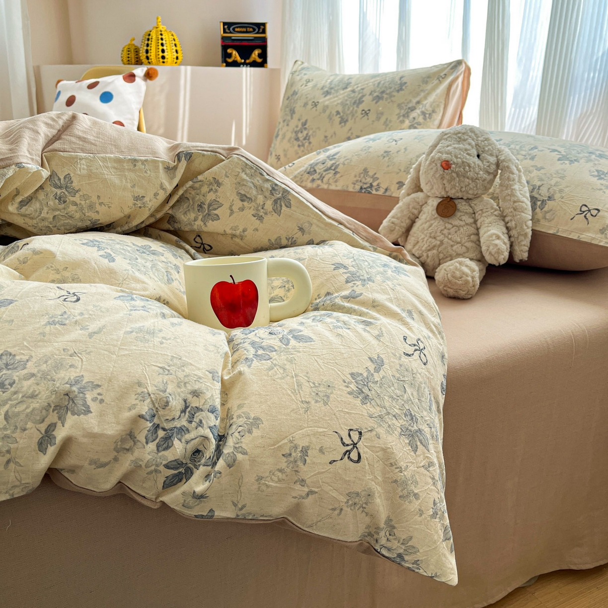 91家纺网 家纺一手货源 找家纺 （总）寐居家纺 2026新款A类复古棉麻四件套