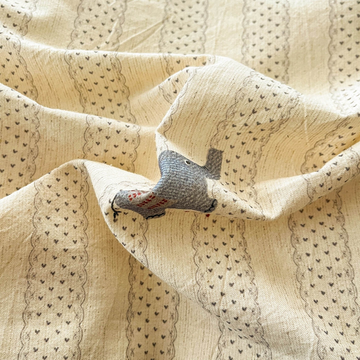 91家纺网 家纺一手货源 找家纺 寐居家纺 2026新款A类复古棉麻四件套 棉麻象语