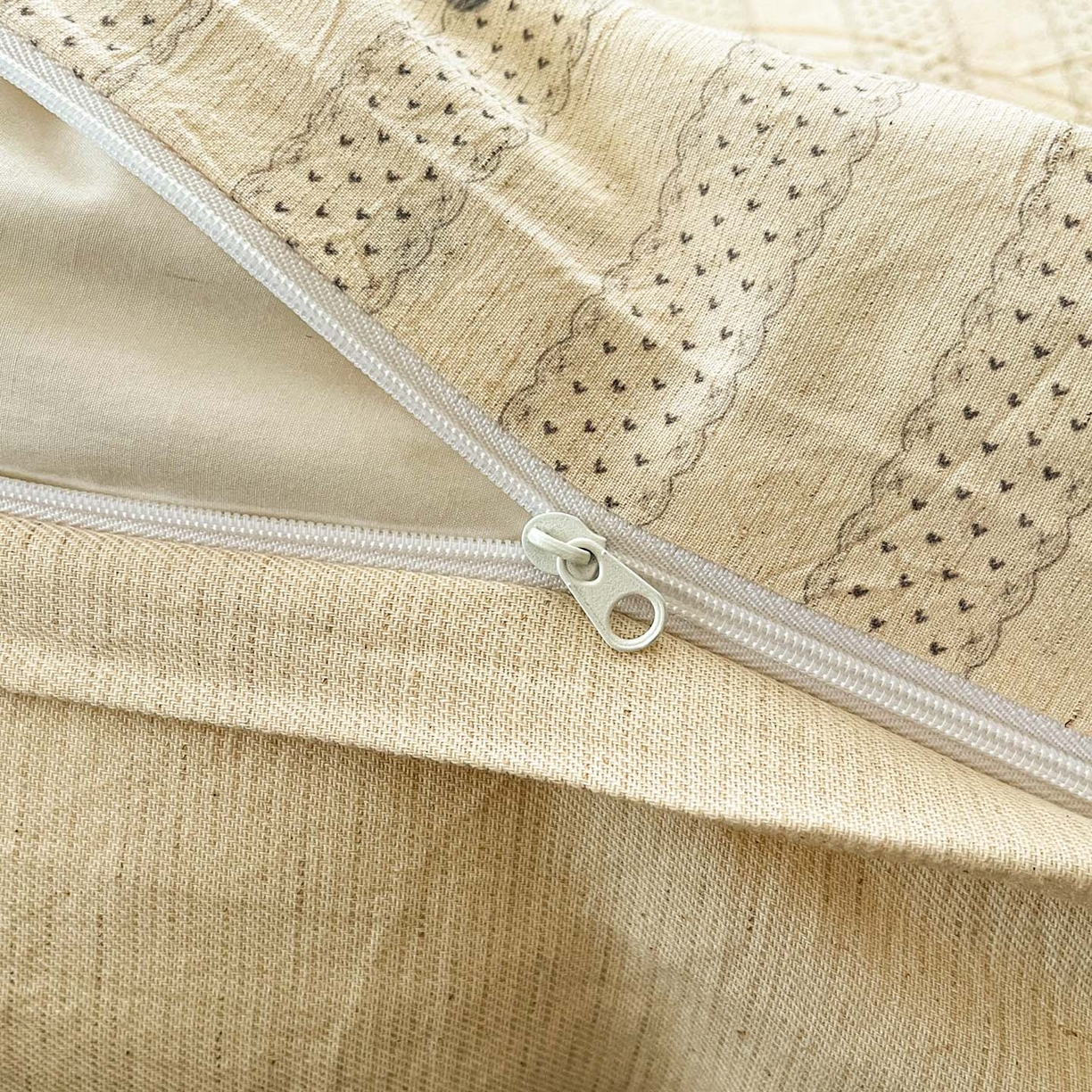 91家纺网 家纺一手货源 找家纺 寐居家纺 2026新款A类复古棉麻四件套 棉麻象语