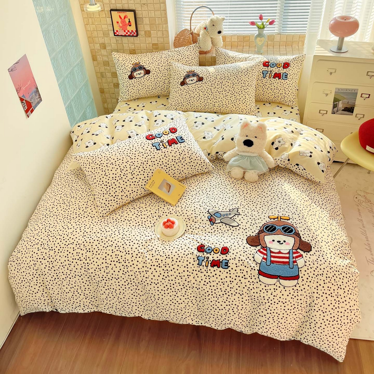 91家纺网 家纺一手货源 找家纺 （总）寐居家纺 2026新款全棉毛巾绣四件套