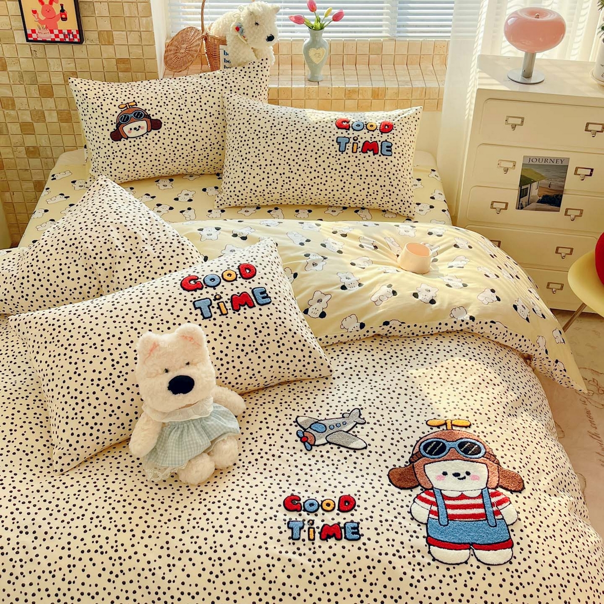 91家纺网 家纺一手货源 找家纺 （总）寐居家纺 2026新款全棉毛巾绣四件套