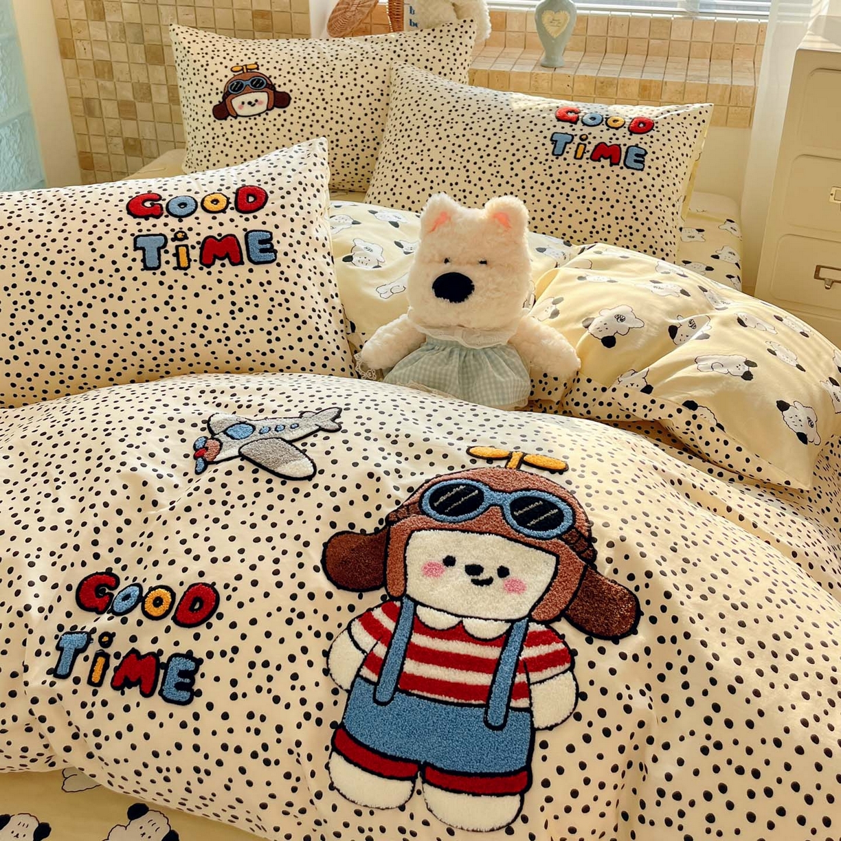 91家纺网 家纺一手货源 找家纺 （总）寐居家纺 2026新款全棉毛巾绣四件套