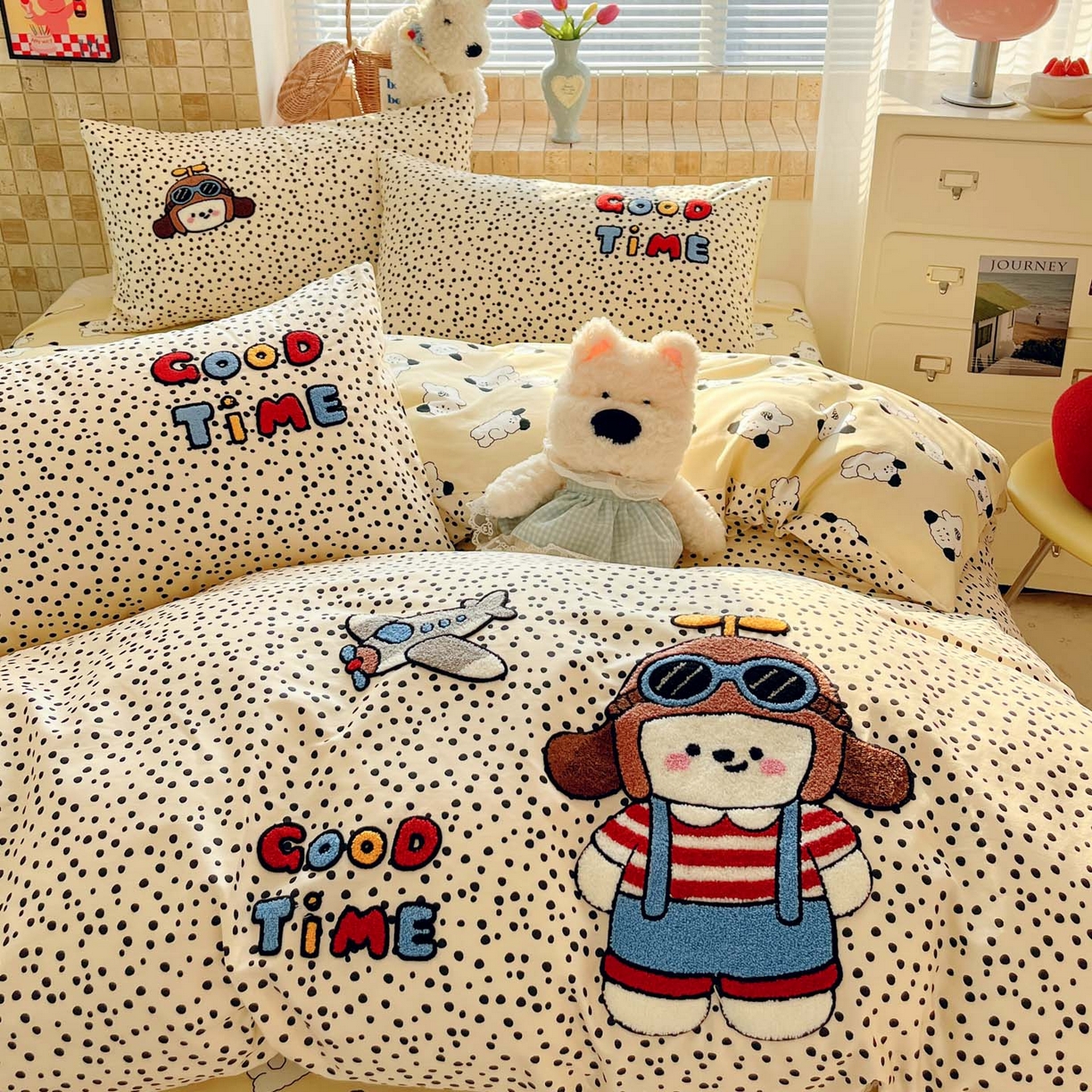 91家纺网 家纺一手货源 找家纺 （总）寐居家纺 2026新款全棉毛巾绣四件套