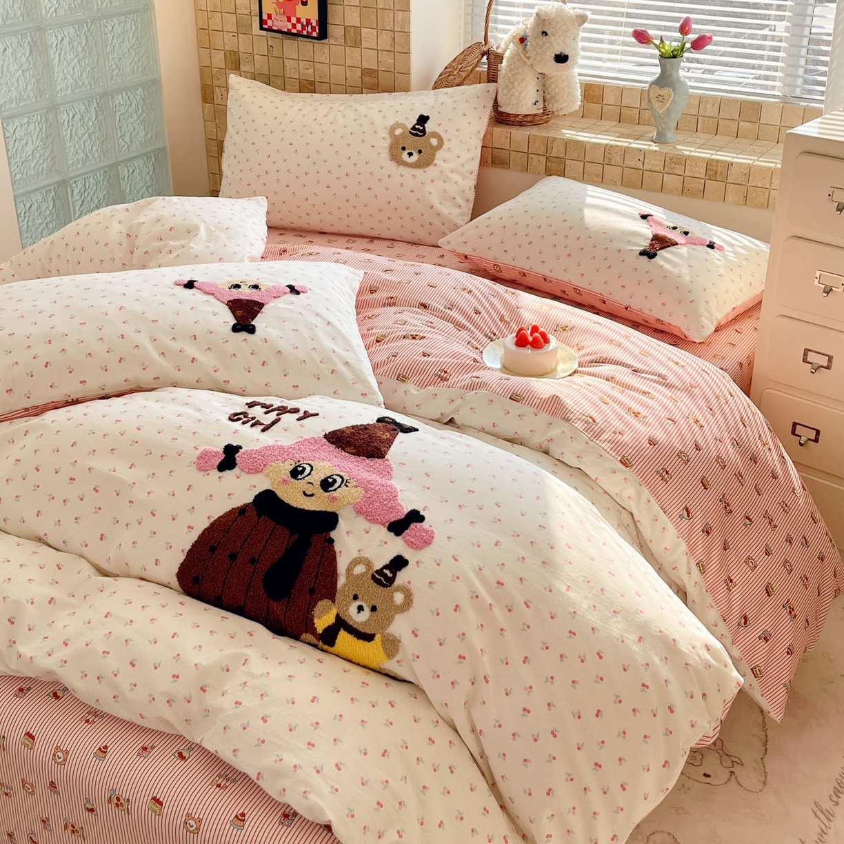 91家纺网 家纺一手货源 找家纺 （总）寐居家纺 2026新款全棉毛巾绣四件套