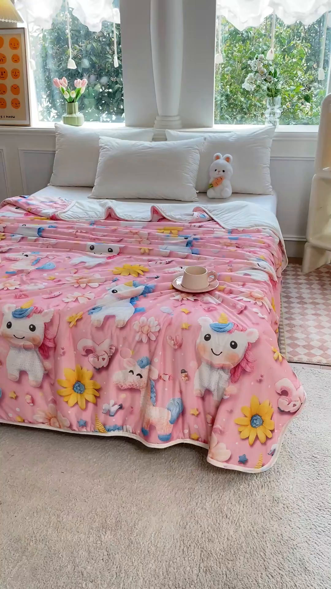 91家纺网 家纺一手货源 找家纺 默忆 2026新款直播热款5D数码凉感冰丝夏被 小飞马