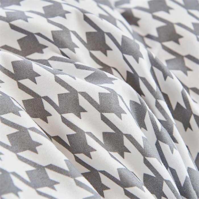 91家纺网 家纺一手货源 找家纺 默忆 2026新款A类水洗棉新疆棉花被子被芯 千鸟格 灰 被子