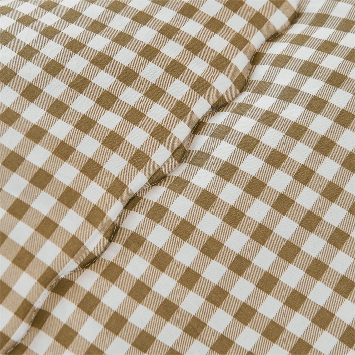 91家纺网 家纺一手货源 找家纺 默忆 2026新款A类水洗棉新疆棉花被子被芯 咖格 被子