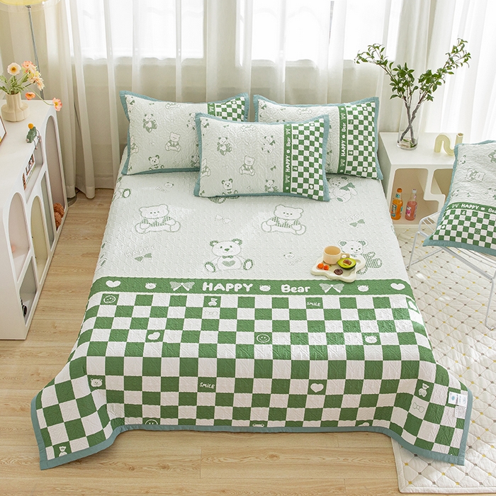 91家纺网 家纺一手货源 找家纺 （总）麦田家纺 2026新款天丝绸大版数码印花单床盖床盖单件