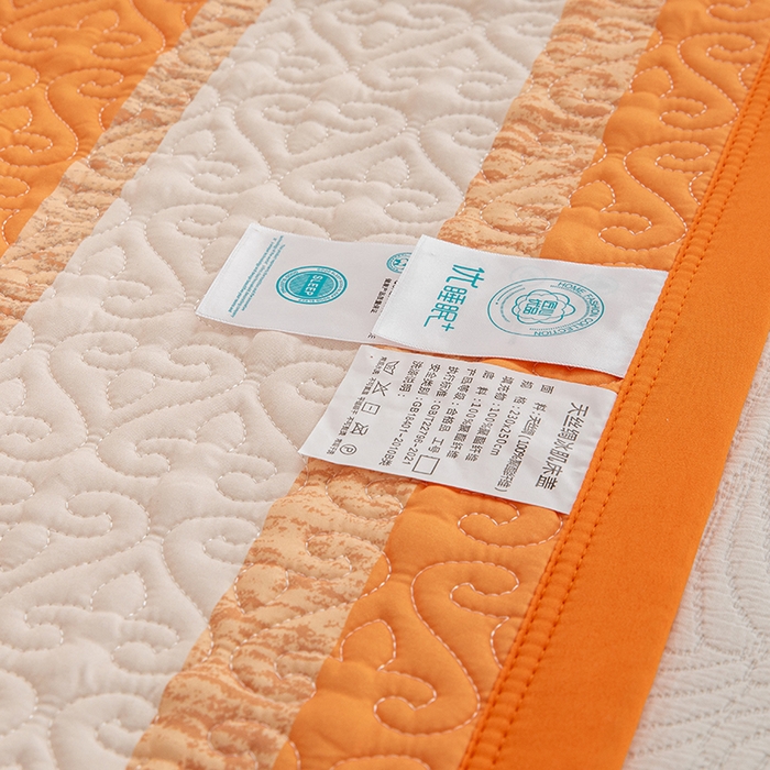 91家纺网 家纺一手货源 找家纺 （总）麦田家纺 2026新款天丝绸大版数码印花单床盖床盖单件