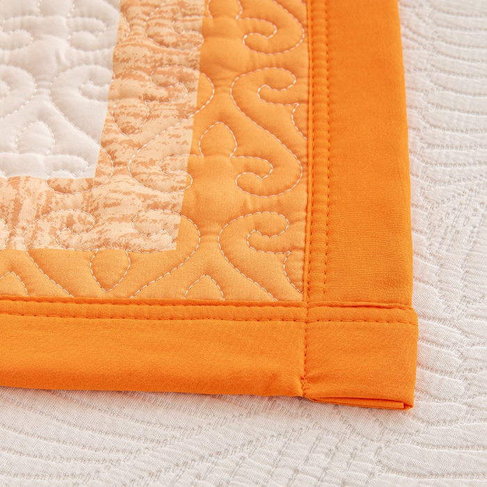 91家纺网 家纺一手货源 找家纺 （总）麦田家纺 2026新款天丝绸大版数码印花单床盖床盖单件