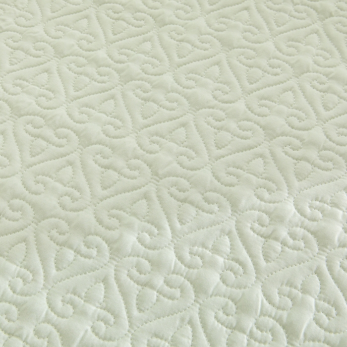 91家纺网 家纺一手货源 找家纺 麦田家纺 2026新款天丝绸大版数码印花单床盖床盖单件 幸运喵-绿