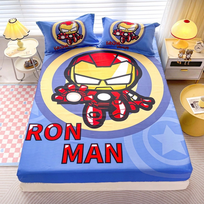 91家纺网 家纺一手货源 找家纺 （总）一电 2026新款卡通磨毛床笠单品床笠单件-第一批