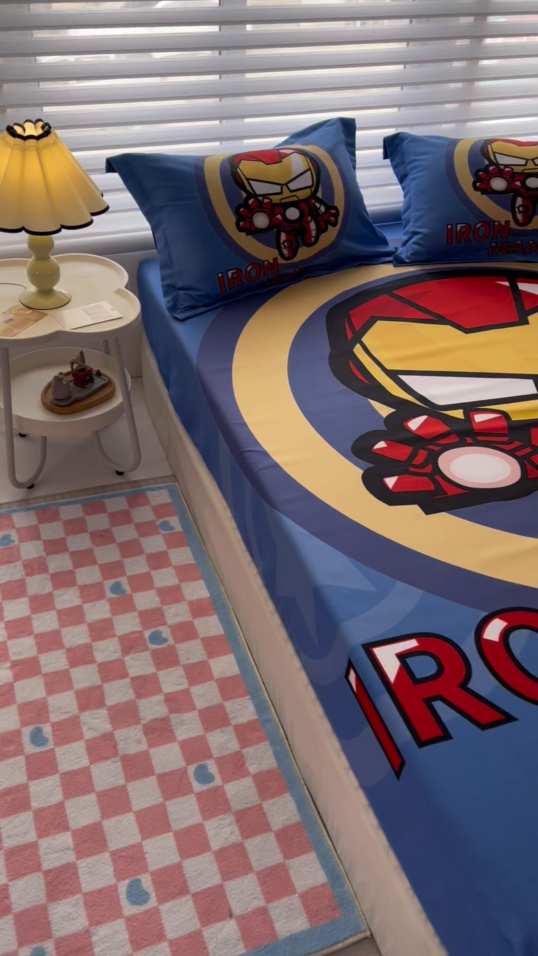 91家纺网 家纺一手货源 找家纺 一电 2026新款卡通磨毛床笠单品床笠单件-第一批 钢铁机器人